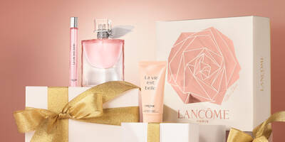 Perfume gift set for wife, girlfriend, sister, friend with body lotion purse spray and perfume