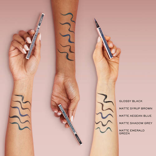 Matte Liquid Eyeliner vs Glossy Liquid Eyeliner Comparison