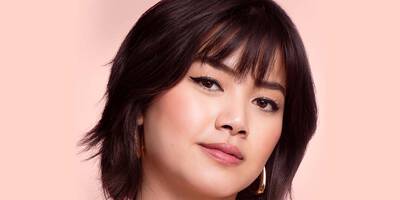 Winged Eyeliner and Cat Eye Look with Long Lashes